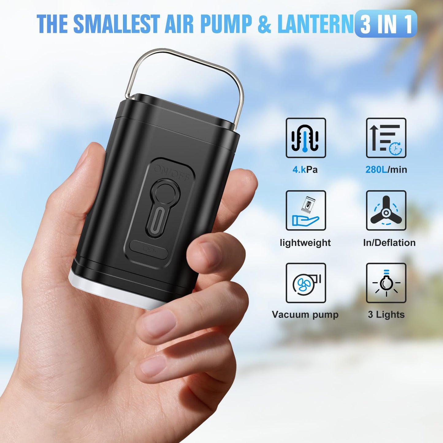 Elouva?? Portable Electric Air Pump